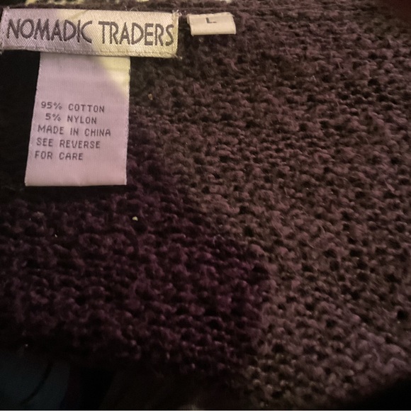 WOMENSWEAR NOMADIC TRACK PURPLE BUTTON DOWN SWEATER. GOOD CONDITION. SIZE XL - Picture 13 of 15